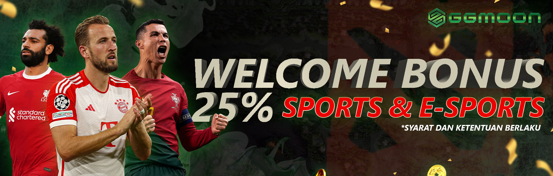 WELCOME BONUS SPORTS 25%