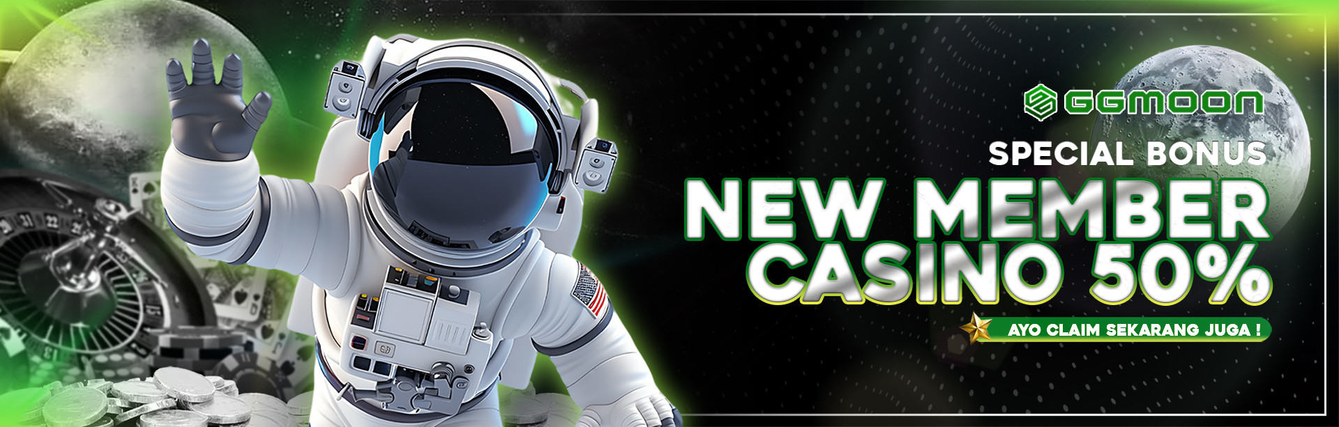 WELCOME BONUS CASINO 50%