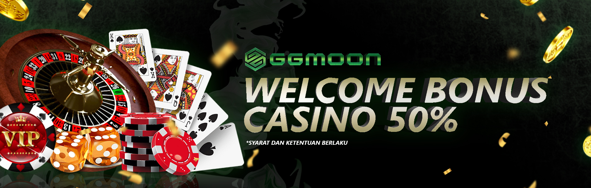 WELCOME BONUS CASINO 50%